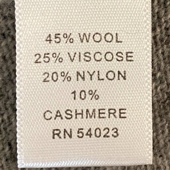 Banana Republic Wool Cashmere Cardigan Italian Ruffles Rosettes Fairy Feminine-S - Picture 11 of 12